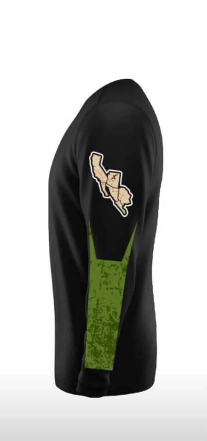 SendaX Off-Road Jersey – Black & Olive Edition